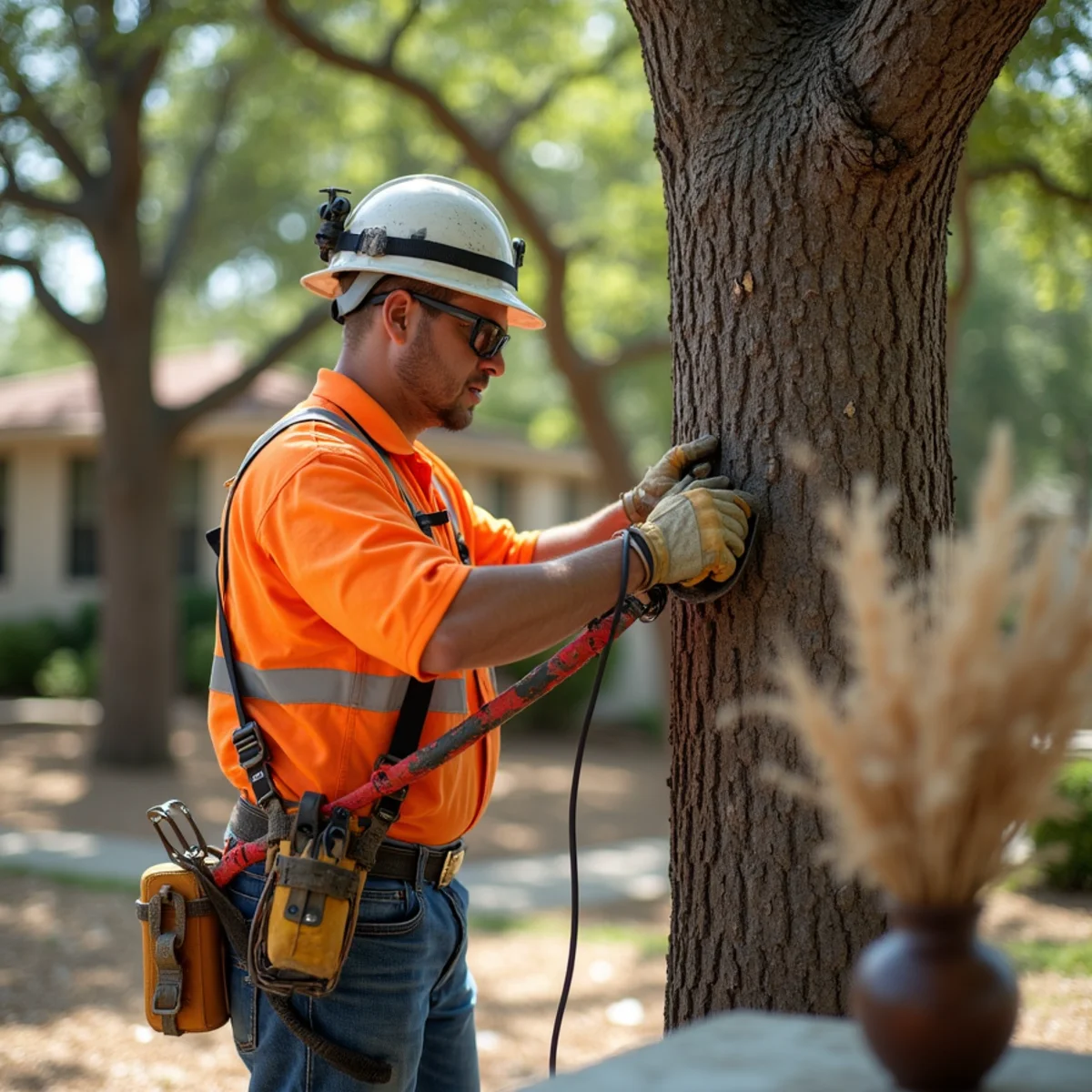 Certified arborist technique and preventative tree maintenance for Best Shade Trees for San Antonio's Caliche and Clay Soils