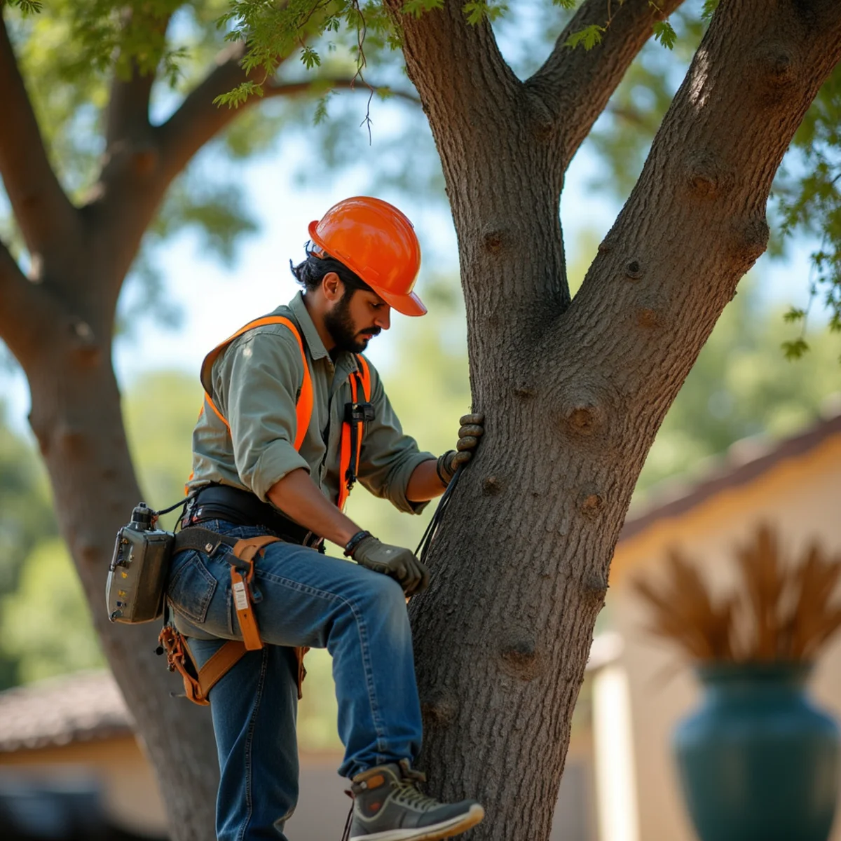 Certified arborist technique and preventative tree maintenance for Palm Tree Care After a Texas Freeze: Trim, Wait or Remove?