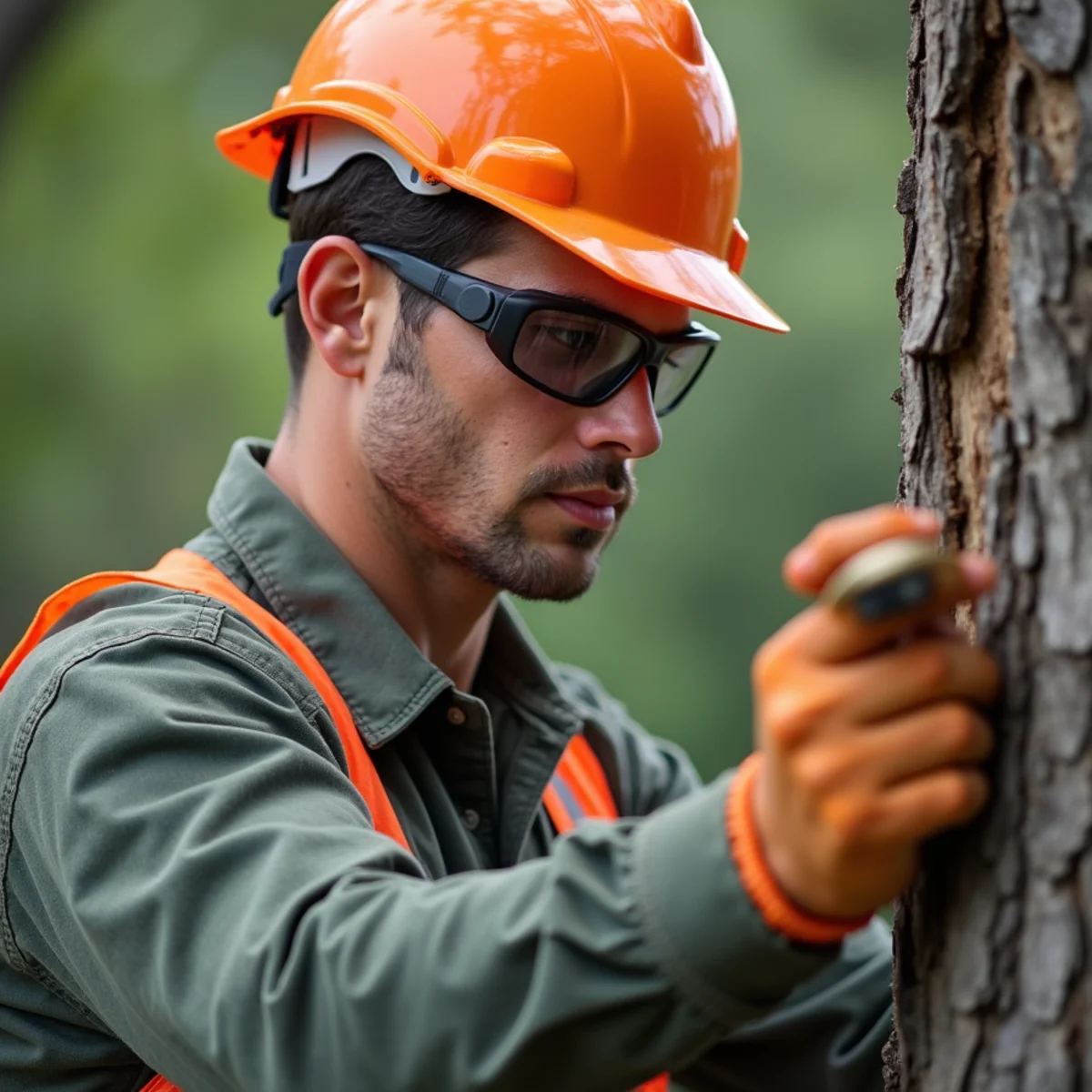 Arborist evaluating tree condition for 7 Warning Signs a Tree Is About to Fail