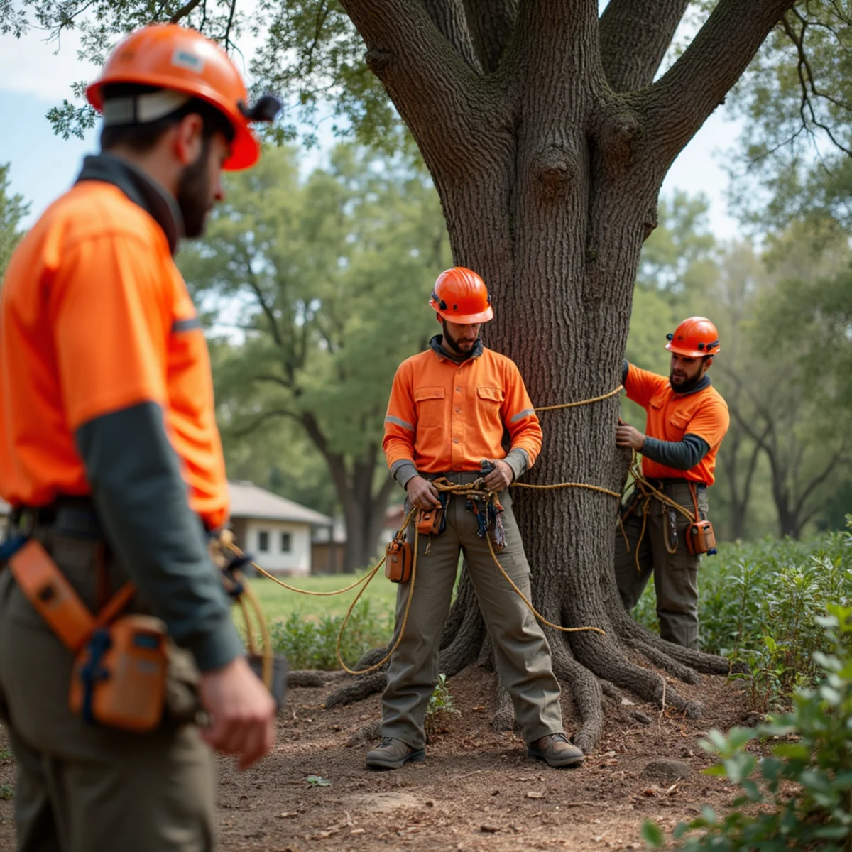 Safety protocols and rigging during 7 Warning Signs a Tree Is About to Fail