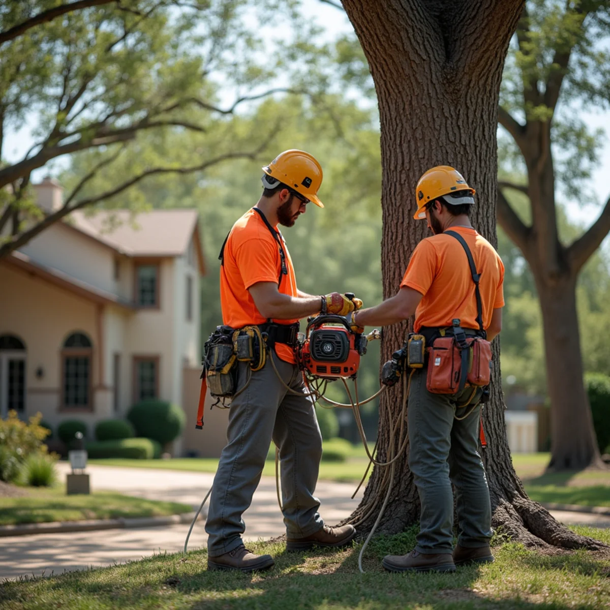 Safety protocols and rigging during Spring Storm Season Tree Prep Checklist for South Texas Homes