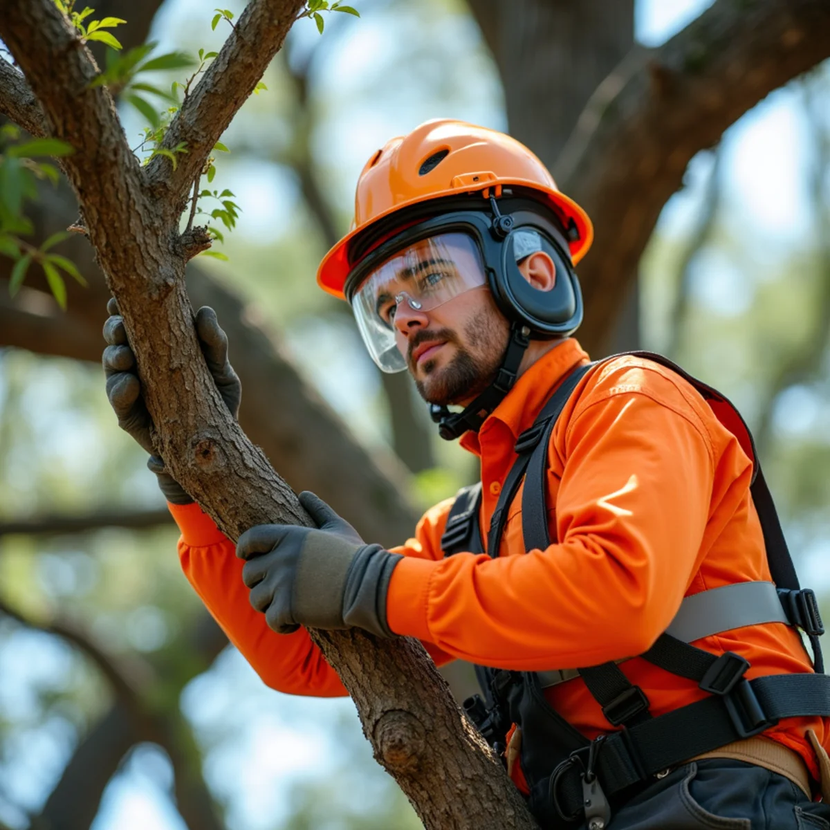 Live oak tree trimming and canopy thinning in Bexar County