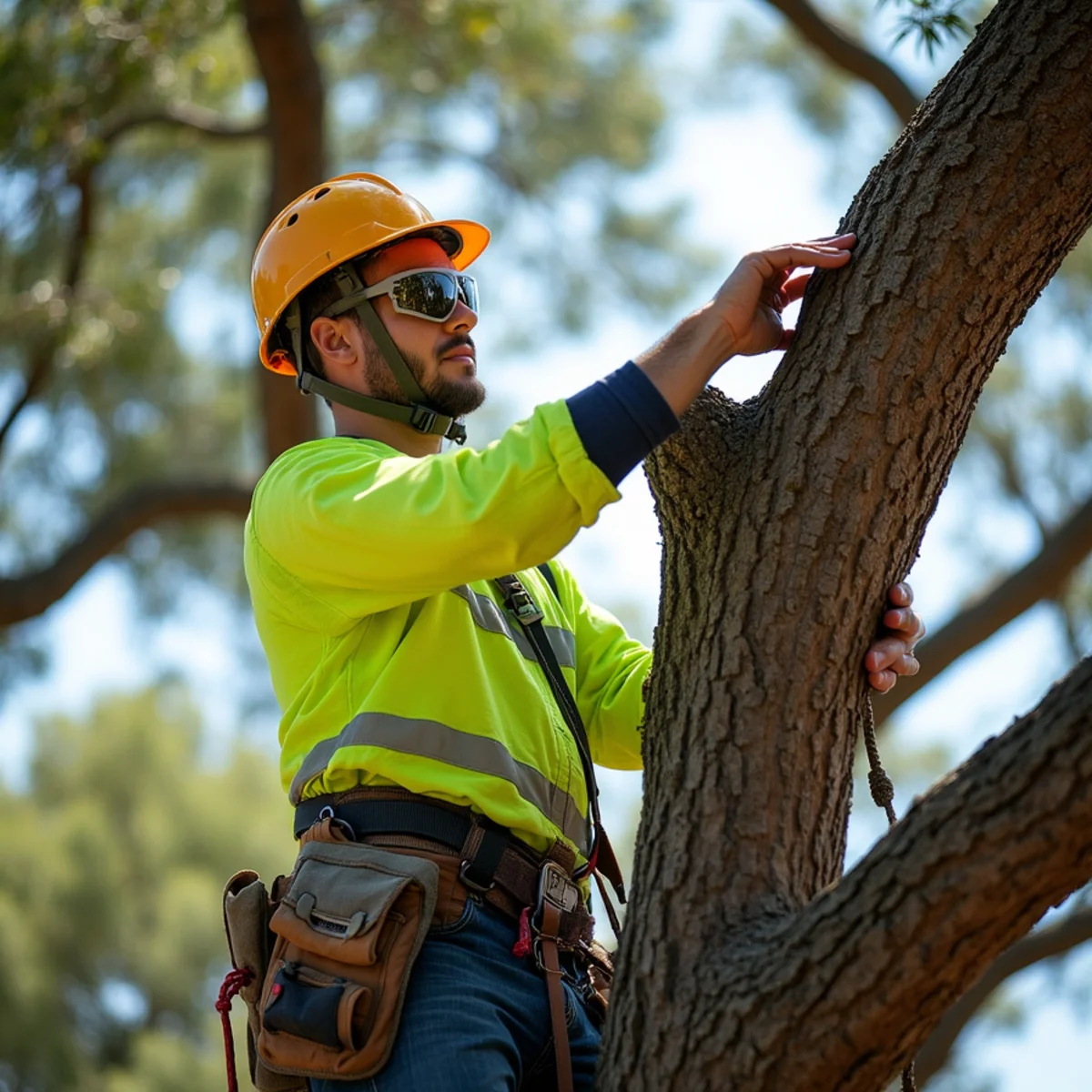 Live oak tree trimming and canopy thinning in Scenic Oaks