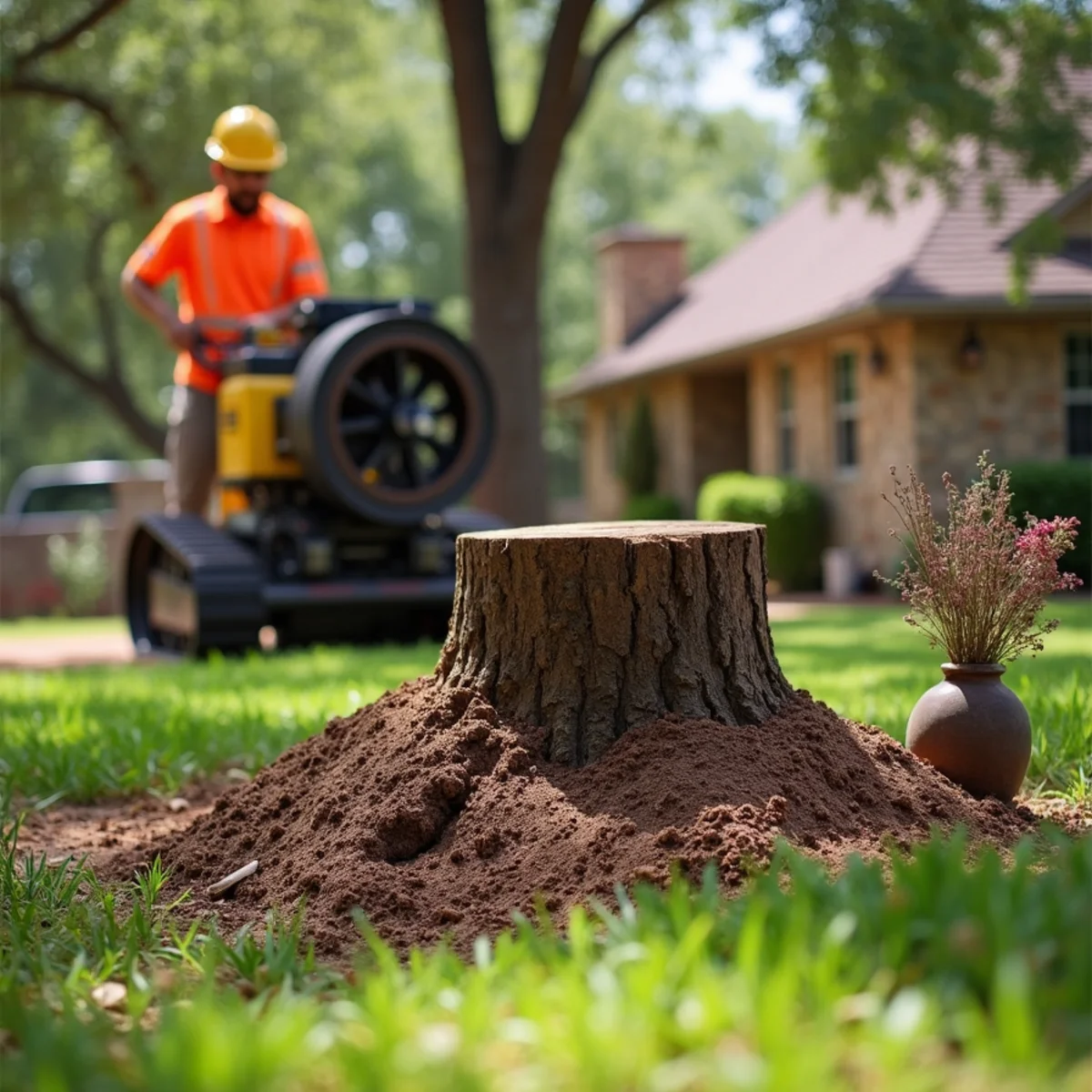 Commercial stump grinding equipment in Universal City